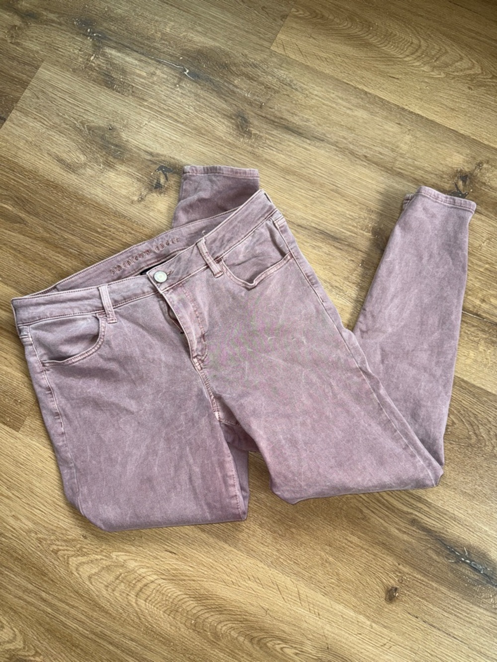 High-Rise Mauve Women’s Jeans